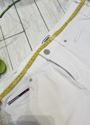 Белая джинсовая юбка, Tommy hilfiger, оригинал!4 фото