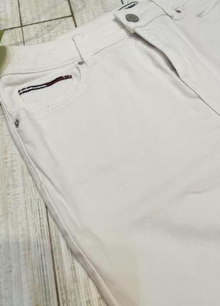 Белая джинсовая юбка, Tommy hilfiger, оригинал!8 фото