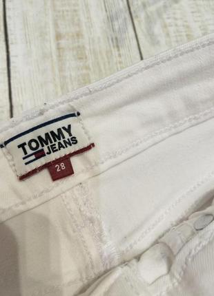 Белая джинсовая юбка, Tommy hilfiger, оригинал!6 фото