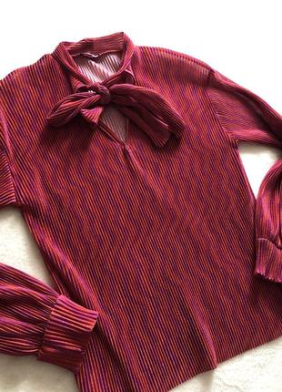 Гофрированная блузка6 фото
