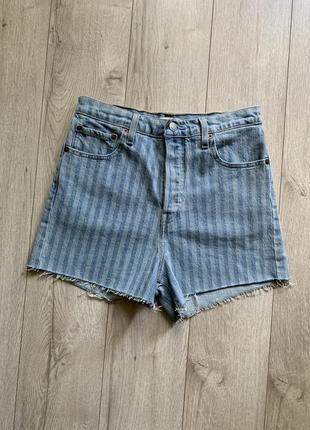 Levi's premium джинсовые шорты6 фото