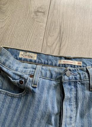 Levi's premium джинсовые шорты7 фото