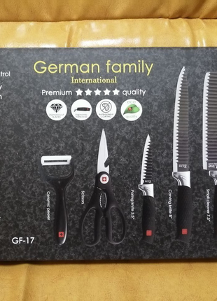 Набір професійних кухонних ножів german family gf-17