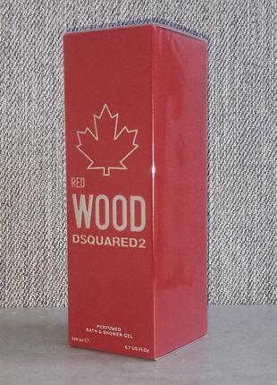 Dsquared2 red wood женский гель для душа 200 мл (оригинал)