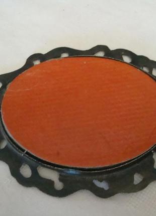 Настенное панно картина шелкография рамка бронза №5