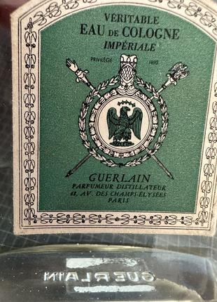 Guerlain eau de cologne imperiale одеколон вінтаж оригінал!4 фото