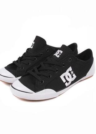 Кеды женские dc chelsea z low black/white