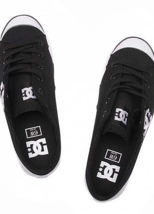 Кеды женские dc chelsea z low black/white3 фото