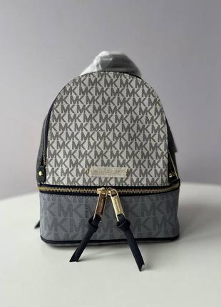 Женские серый рюкзак портфель  бренда michael kors