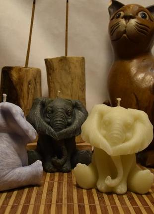 Слон декор свеча статуэтка4 фото