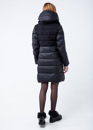 Коллекция зима 2020! зимняя черная куртка пуховик clasna cw19d-209acw10 фото