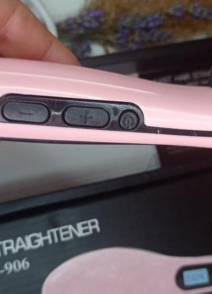 Електричний гоґребінець для вирівнювання волосся утюжок3 фото