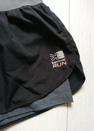 Двойные шорты karrimor run спортивные6 фото