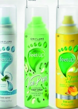 Спрей дезодорант антиперспирант для ног feet up fresh oriflame2 фото