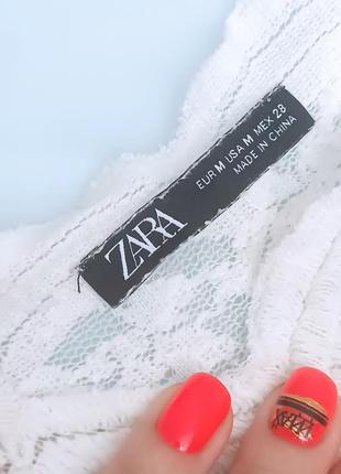 Кружевний топ zara