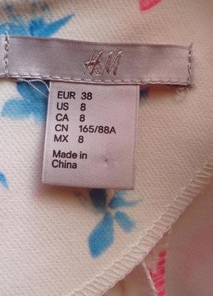 Цветущее платье h&amp;m,p.38/m 3