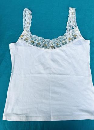 Майка с пайетками