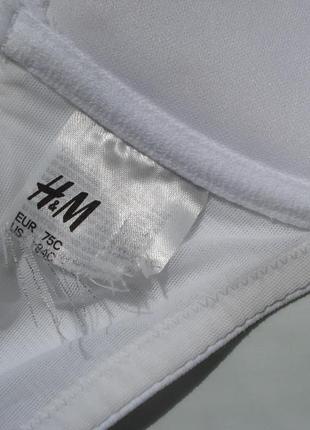 H&m, білий бюстгальтер, р.75с5 фото