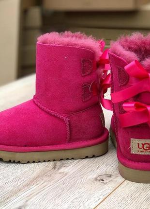 Угги угги сапоги детские сапоги валенки ugg kids bailey bow 32801 фото