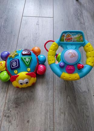 Музикальні іграшки, веселий жук, руль