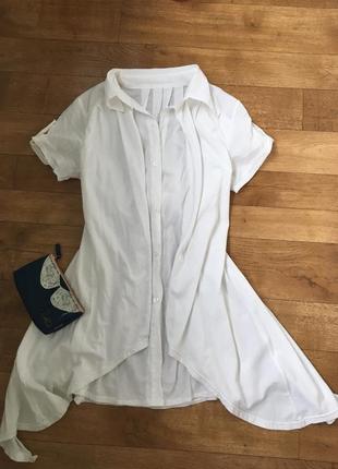 Шикарна блуза туніка. біла блуза туніка. нарядна блузка туніка