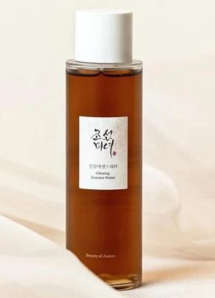 Тонер-эссенция с женьшенем beauty of joseon ginseng essence water