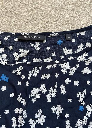 Marc o polo underwired кофтинка синя в білу квітку3 фото