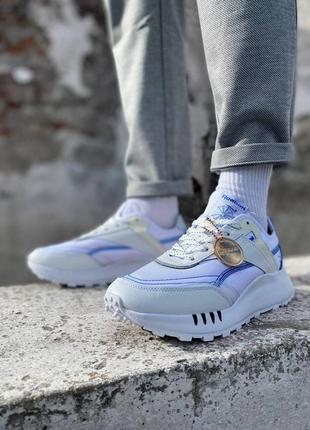 Мужские кроссовки reebok cl legacy white blue