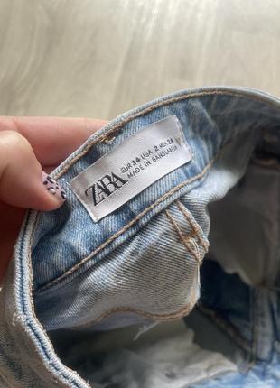 Шорты джинсовые zara 34 xxs xs7 фото