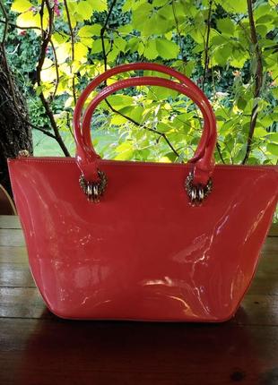 Дуже гарна сумочка p&e ,кожа цвет ,,светлый,,терракот  ц 1'600 гр👍🌸