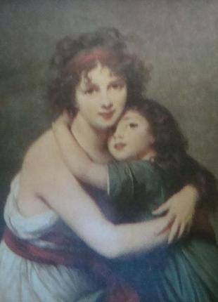 Настенное панно картина шелкография рамка бронза №8