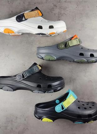 Оригинальный crocs кроксы серые сандалии тапочки