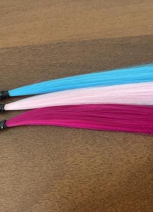 Цветные пряди для наращивания волос