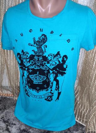 Стильная, керамическая фирменная футболка бренд.h &amp; m.s.унисекс