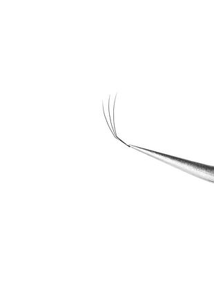 3d-ld-007-12 mm по 100 шт. пучковые ресницы для наращивания santalucia