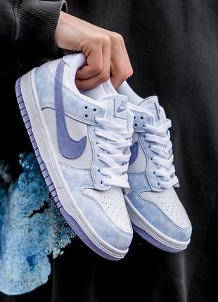 Кросівки в стилі nike sb dunk sweet purple кросівки найк стильні преміум люкс якості ефектні