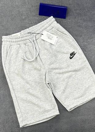 Мужские шорты найк серые / спортивные шорты nike