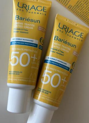 Тонований крем uriage spf 50