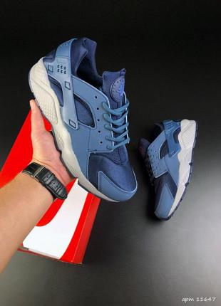 Чоловічі темно сині кросівки nike huarache 🆕 айк хуарачи