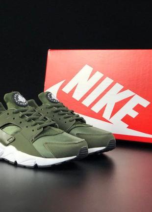 Мужские кроссовки цвета хаки nike huarache 🆕 найк хуарачи3 фото