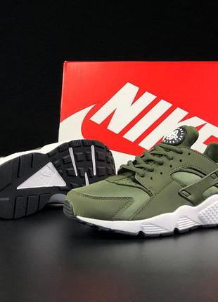 Чоловічі кросівки кольору хакі nike huarache 🆕 айк хуарачи