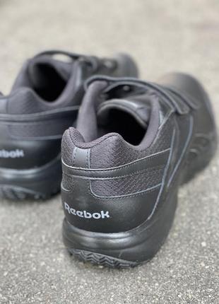 Мужские черные кожаные кроссовки reebok men work 48 размер3 фото