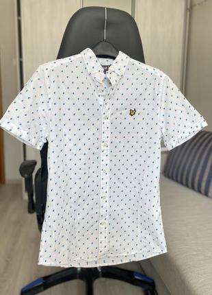 Шведка рубашка с коротким рукавом lyle scott
