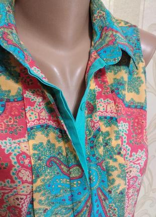 Шикарная блуза,  туника для беременных , шелк + хлопок, warehouse.4 фото