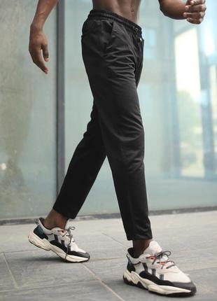 Качественные мужские брюки брюки черные2 фото