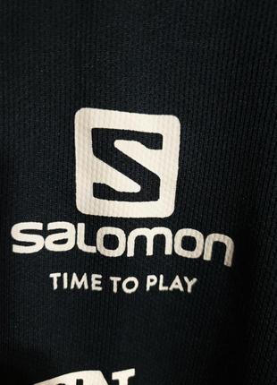 Топовая брендовая стрейчевая футболка salomon4 фото