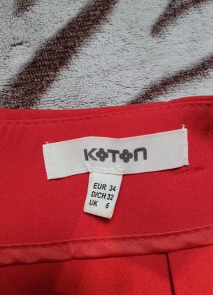 Красная юбка koton2 фото