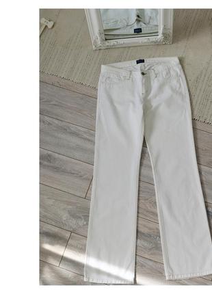 Белые женские джинсы. женские брюки из хлопка. базовые джинсы на лето3 фото