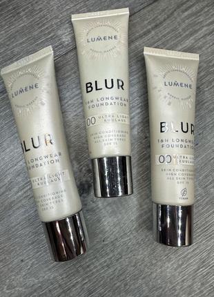 Тональний крем lumene spf 15 spf15 lumene blur 00 ultra light kuulaus