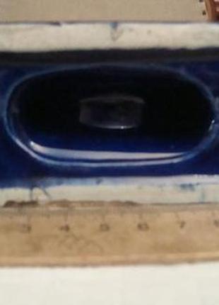 Антикварный подсвечник кобальт фарфор германия